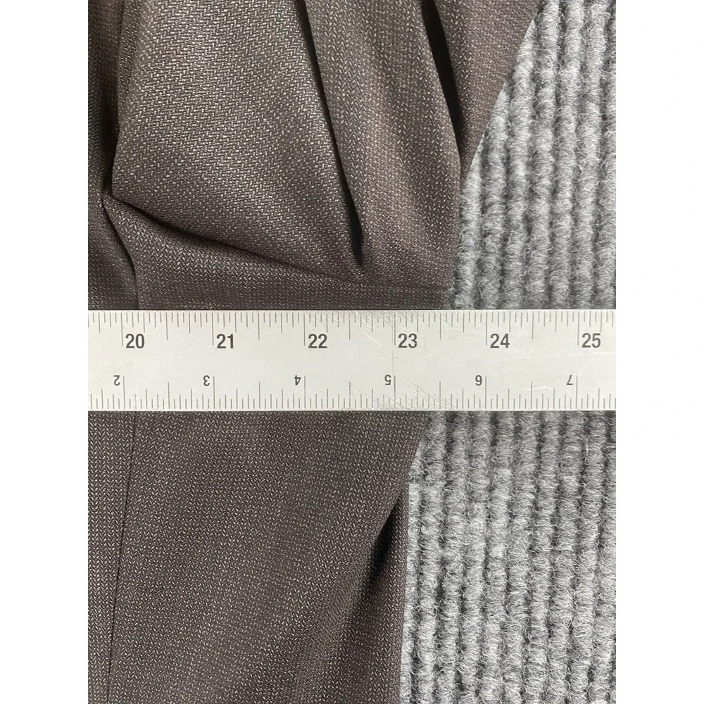 Ermenegildo Zegna Suit Jacket 44 R Taupe Wool Solid Saks Fifth Avenue Italy - Picture 2 of 14